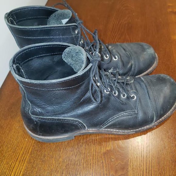 Red Wing Iron Ranger Boots. Black. Size 10.5 - Picture 3 of 5